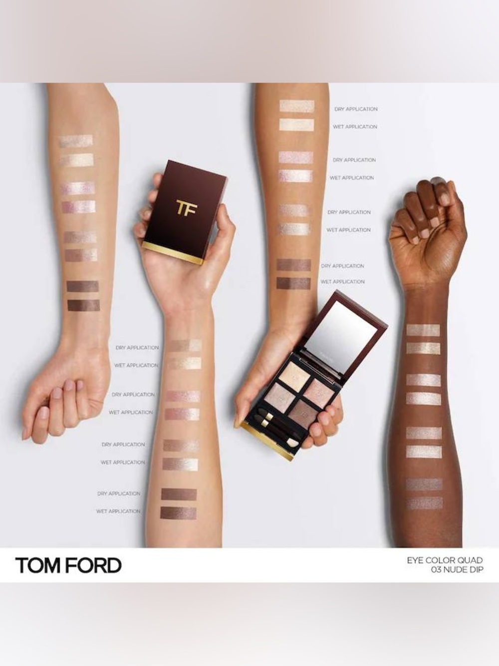 TOM FORD  Eye Color Quad Eyeshadow Palette  03 NUDE DIP - Picture 5 of 5